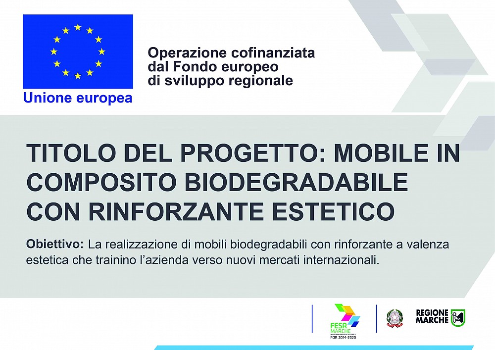 Progetto di Bando POR MARCHE FESR 2014/2020